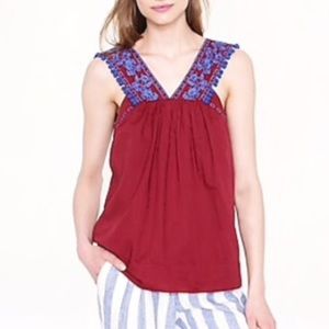 DONATING ON 09/15 J Crew Pom Pom Sleeveless Top